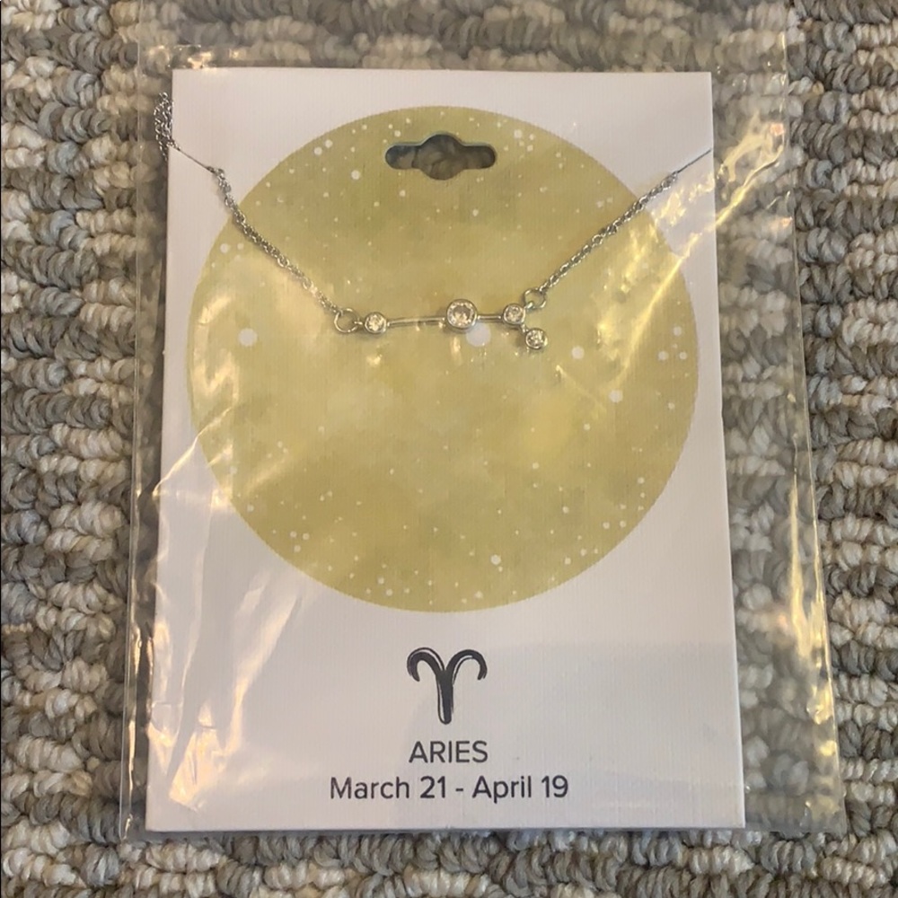NWT! Sterling Silver Aries Necklace